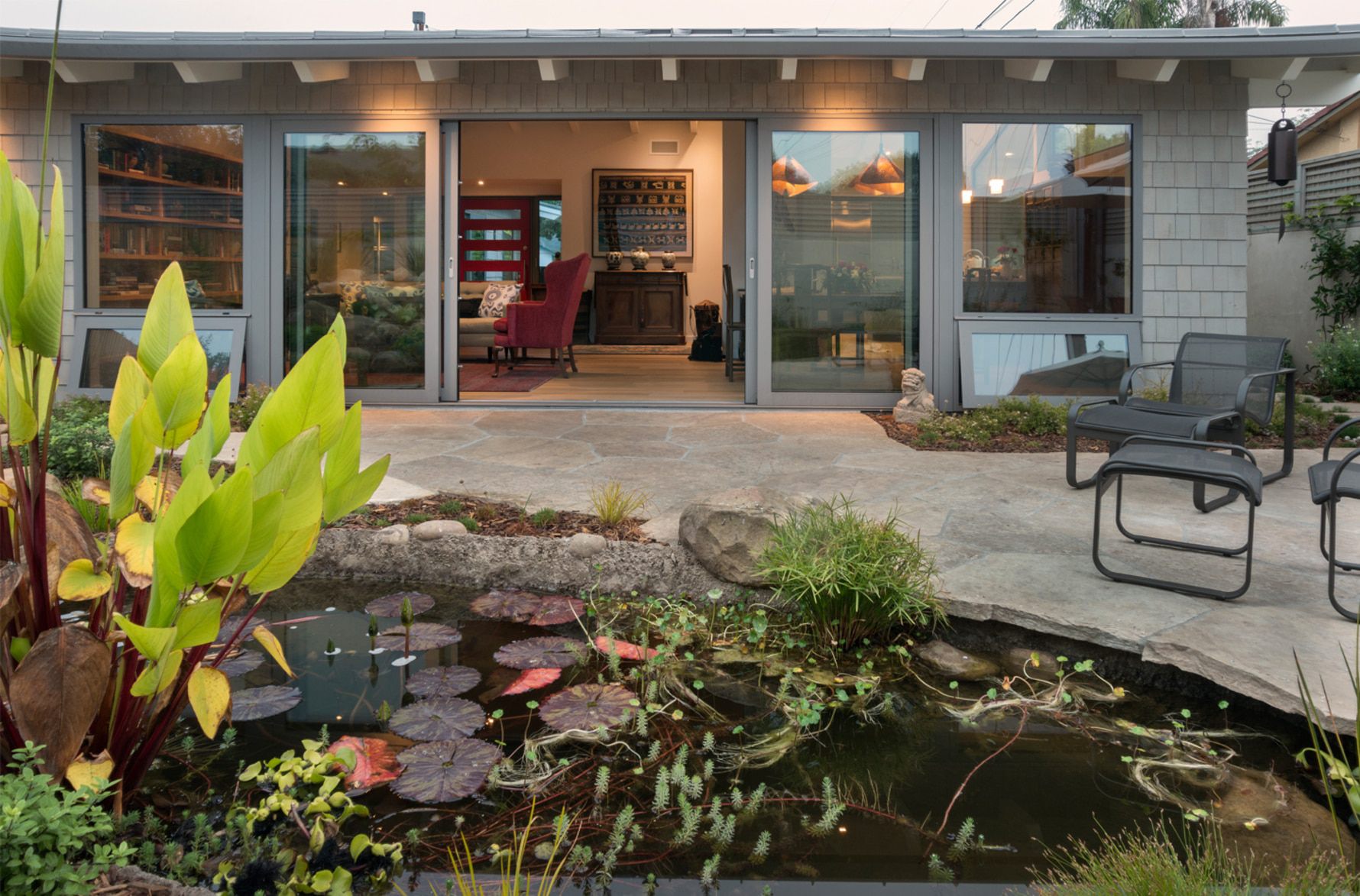 Hill-Residence-Sliding-Patio-Doors-Pond