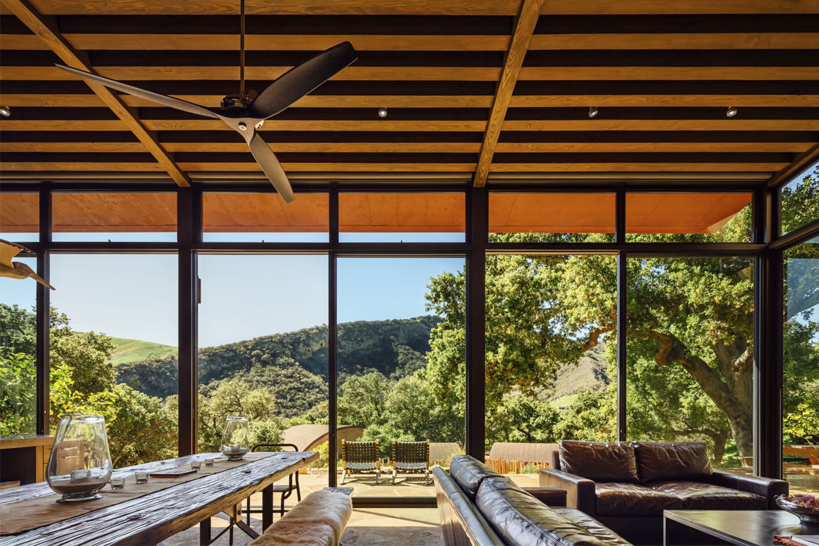 Ricon-Ranch-Sliding-Patio-Doors-Wood-Beam-Ceiling