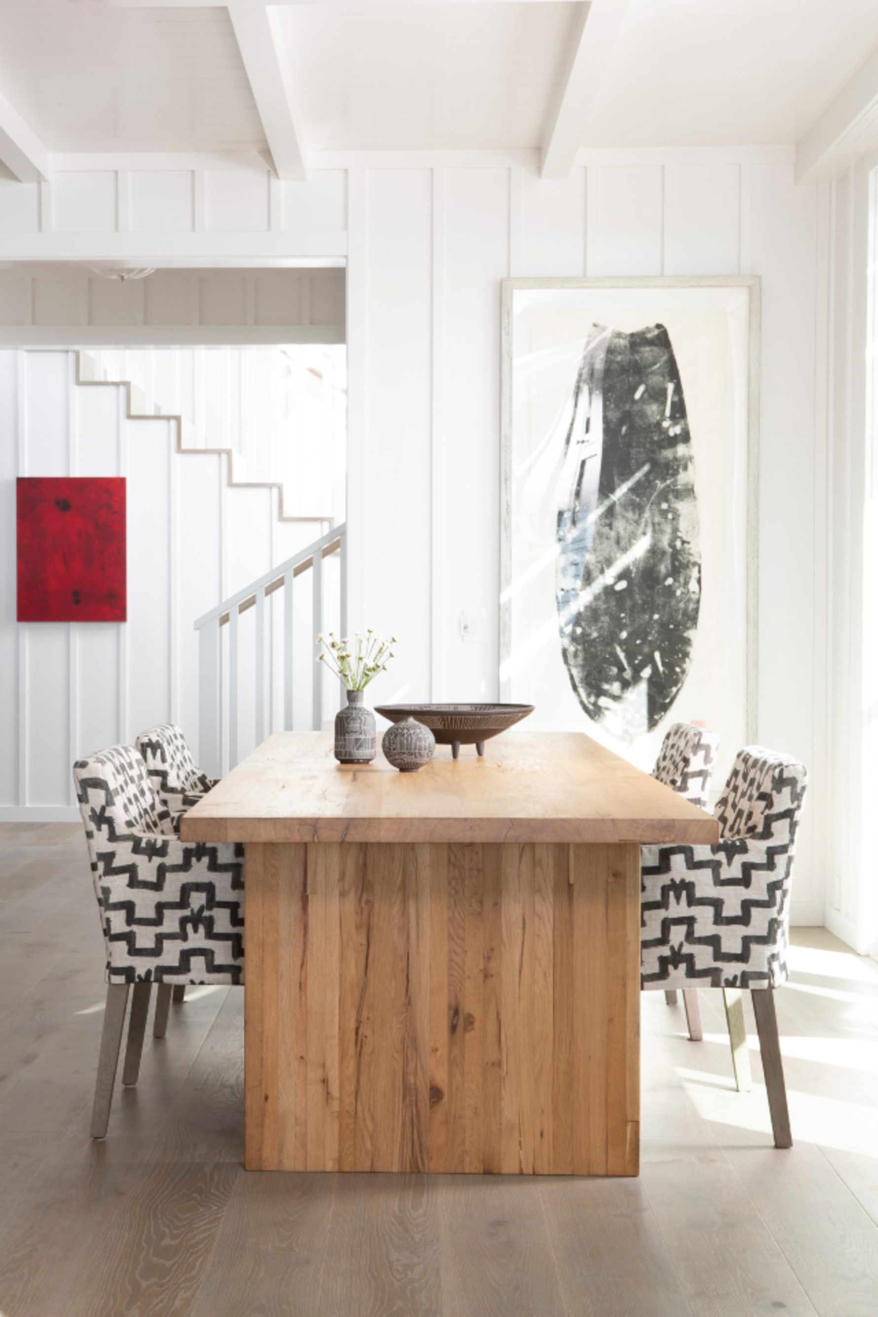 Del-Mar-Beach-House-Dining-Room-Stairway