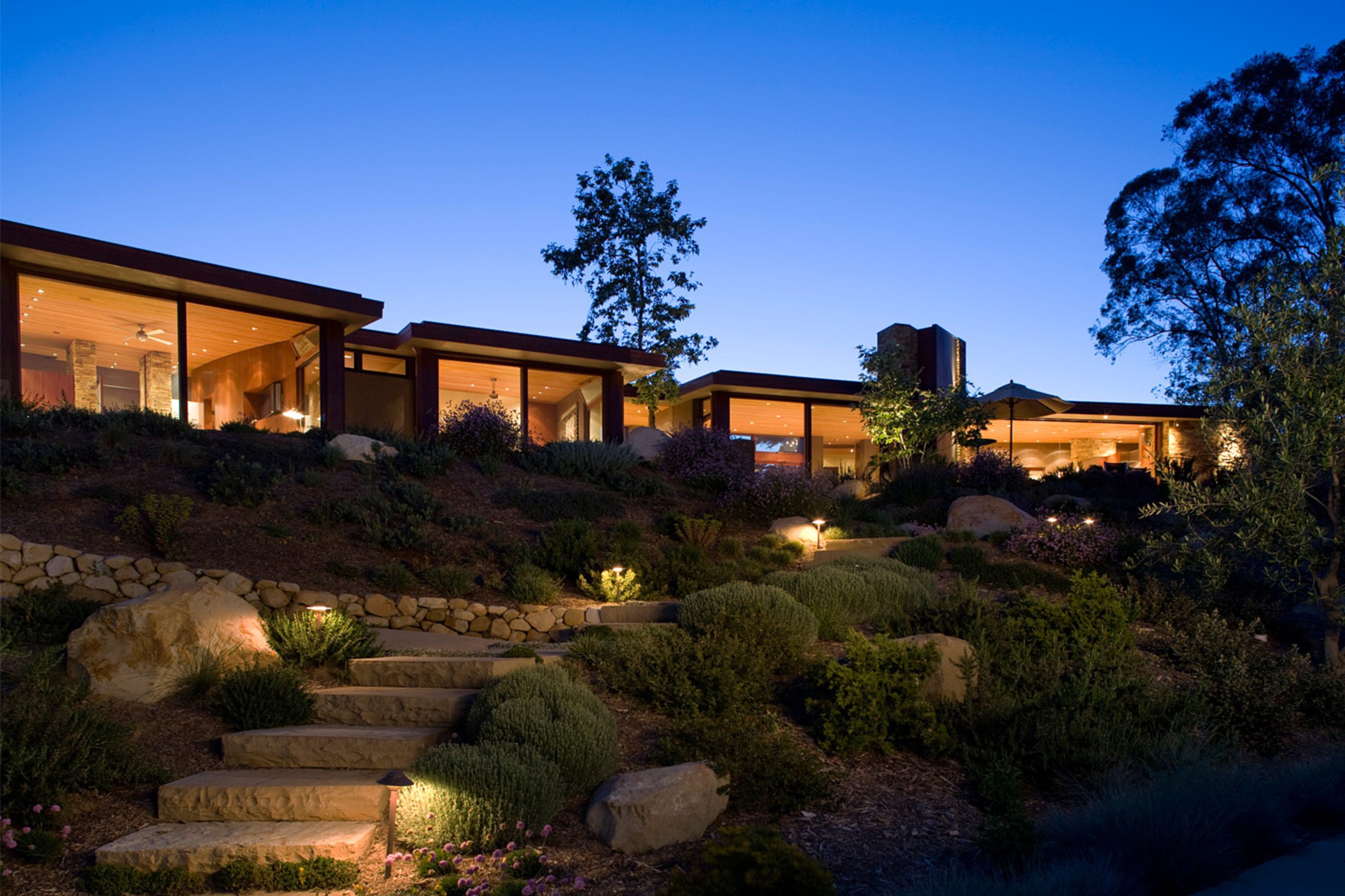 Sycamore-Residence-Sliding-Patio-Doors-Native-Drought-Tolerant-Garden