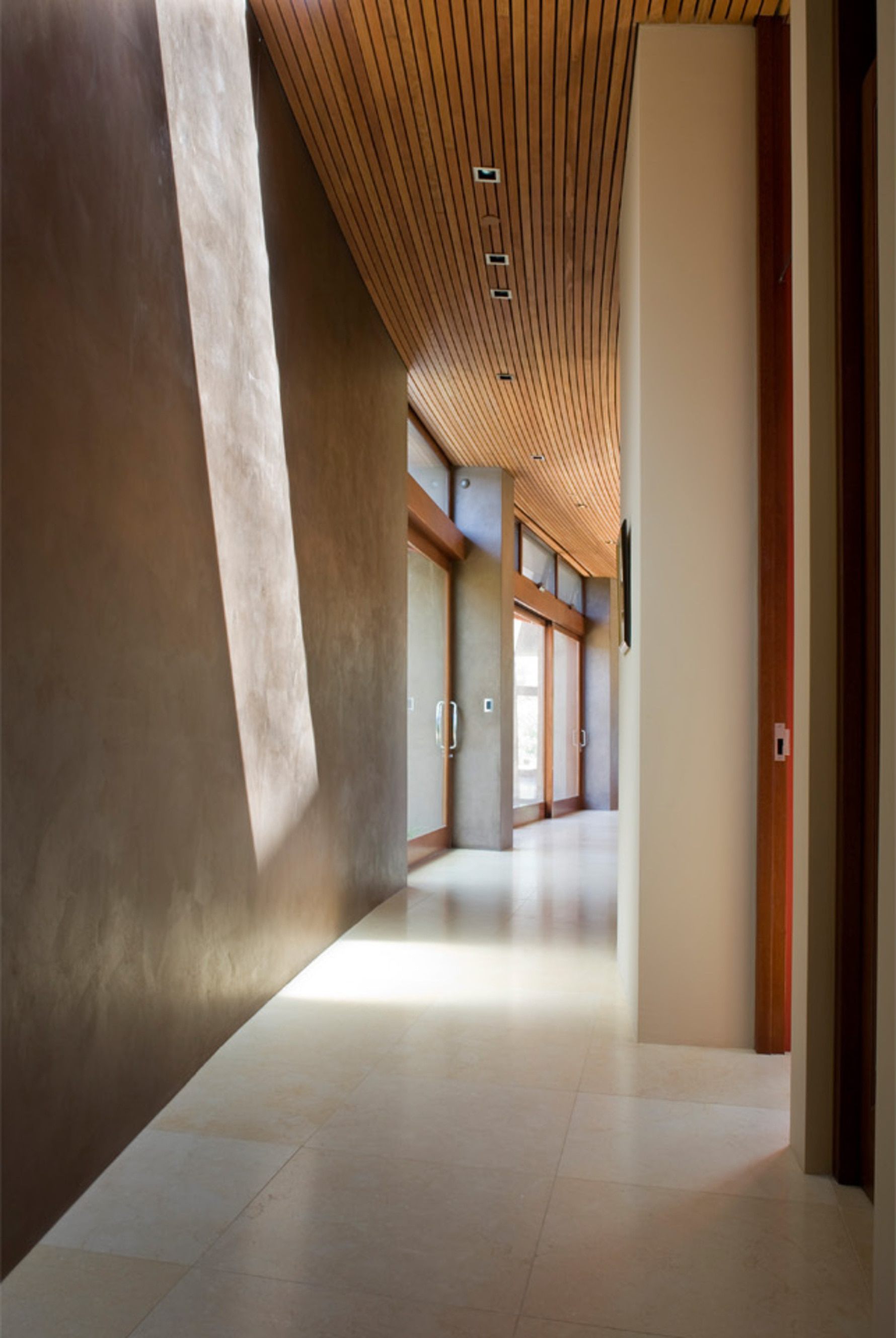 Sycamore-Residence-Gallery-Hallway-Wood-Ceiling