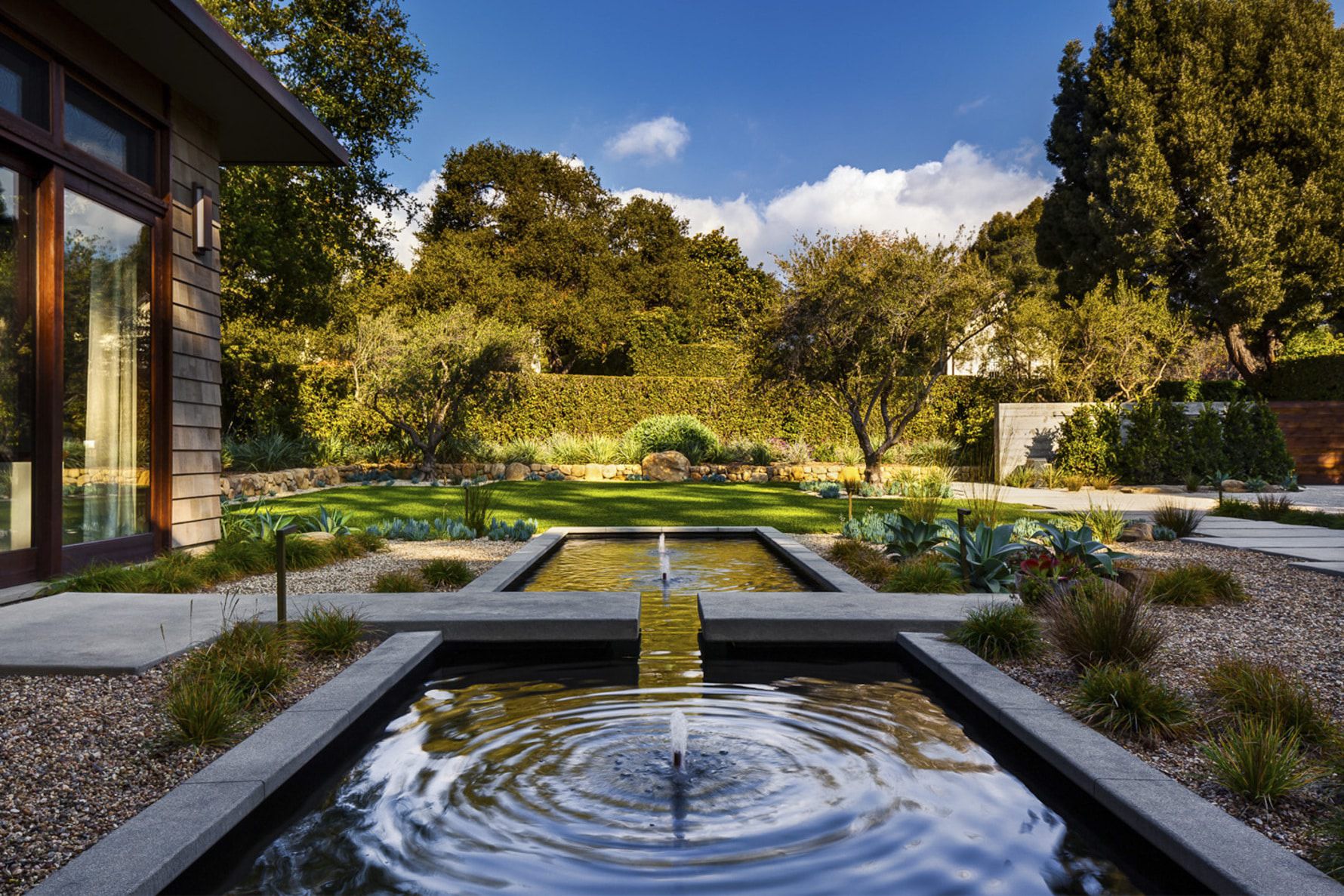 Thayer-Residence-Water-Feature-Native-Drought-Tolerant-Garden